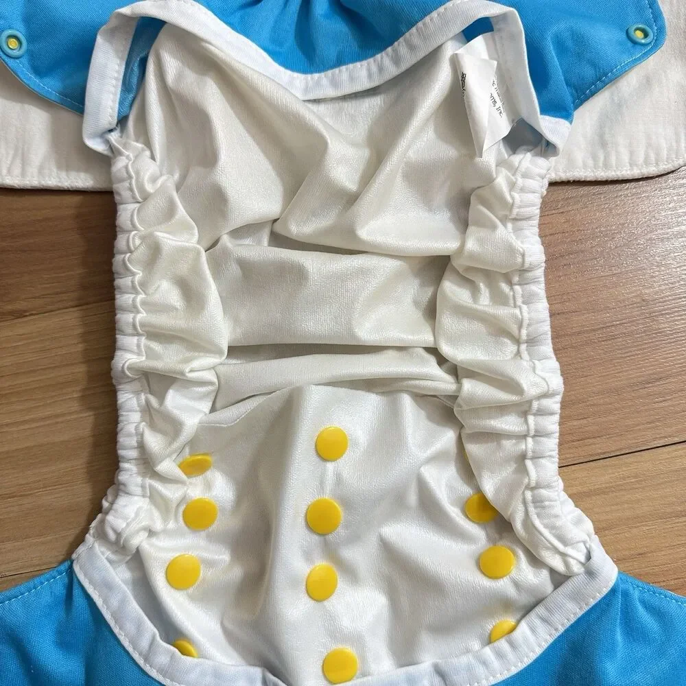 Smart Bottoms One Size Adjustable Cover with Organic Cotton Inserts Made Is USA